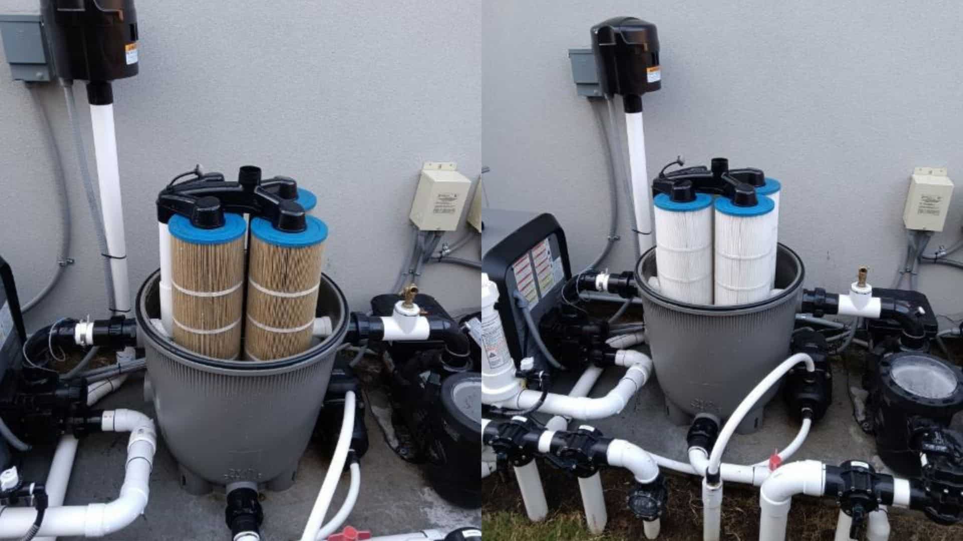 Pool Filter Cleaning