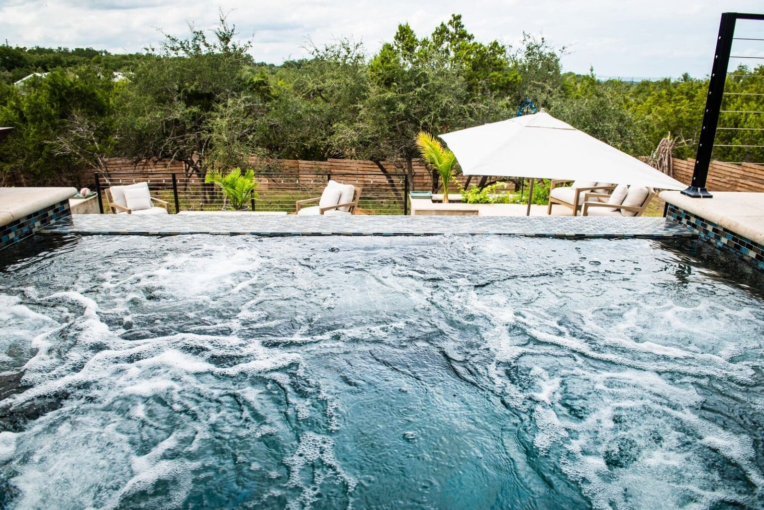 Hot tub service by Pinnacle Pool Service